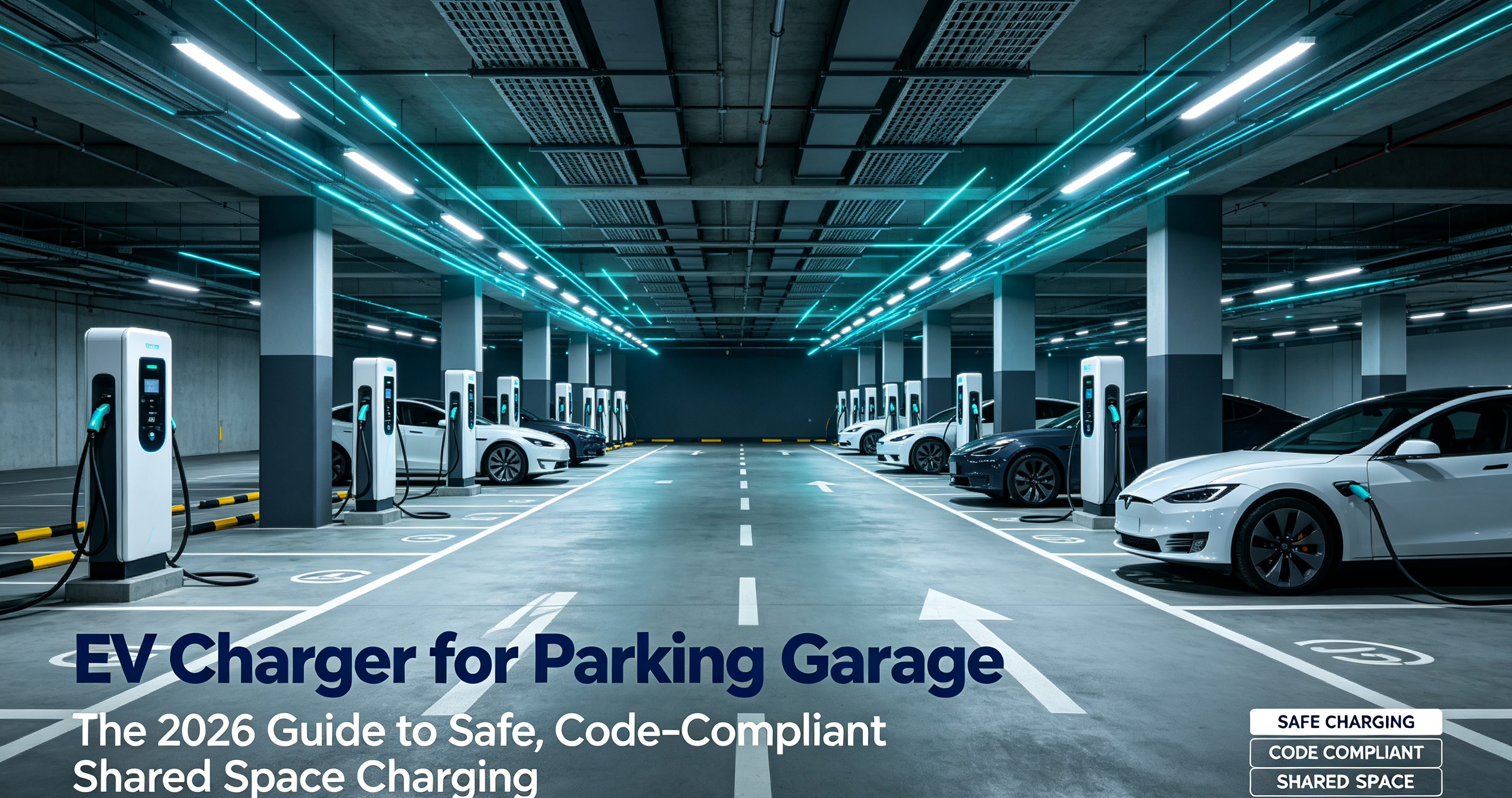 EV Charger for Parking Garage: The 2026 Guide to Safe, Code-Compliant Shared Space Charging ﻿