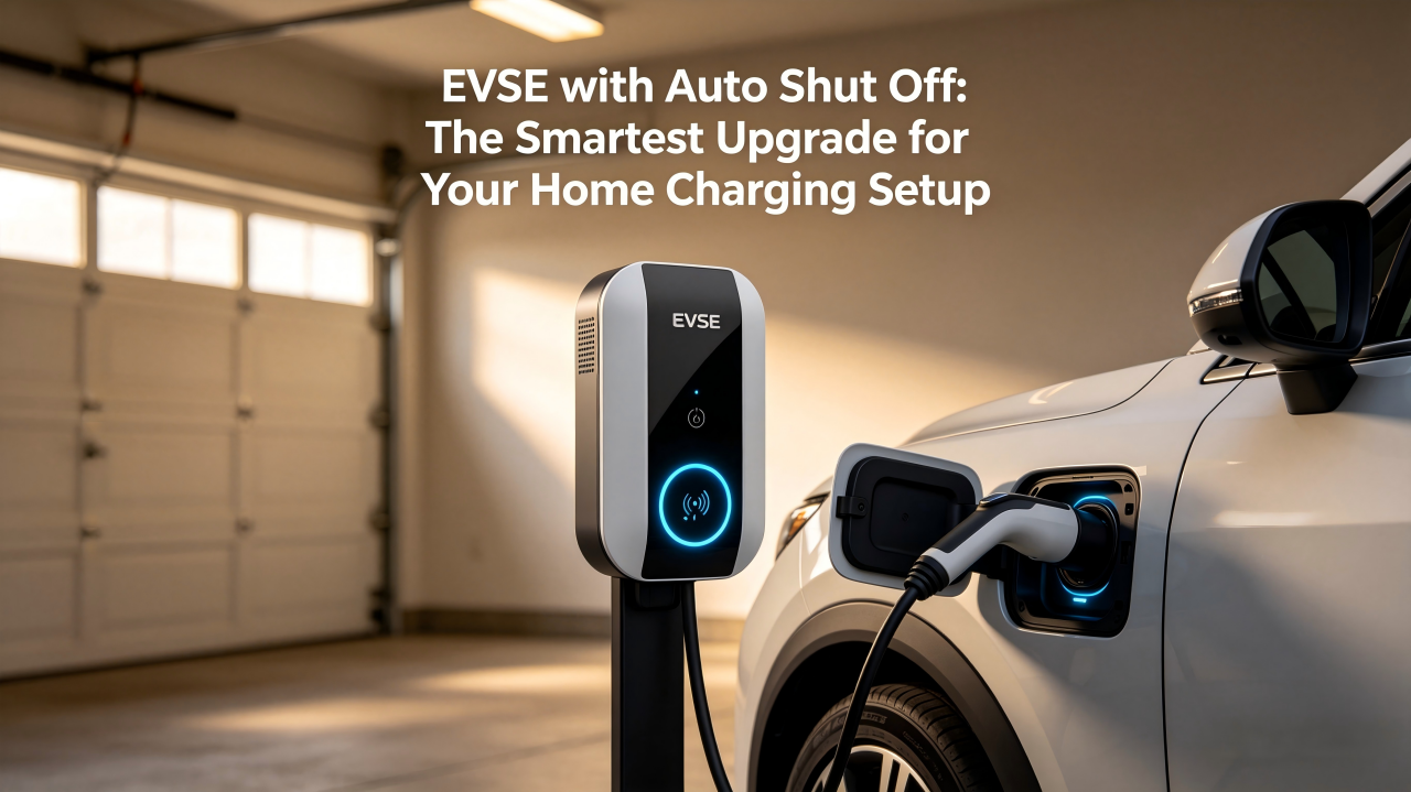 EVSE with Auto Shut Off: The Smartest Upgrade for Your Home Charging Setup