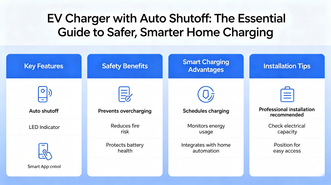 EV Charger with Auto Shutoff: The Essential Guide to Safer, Smarter Home Charging