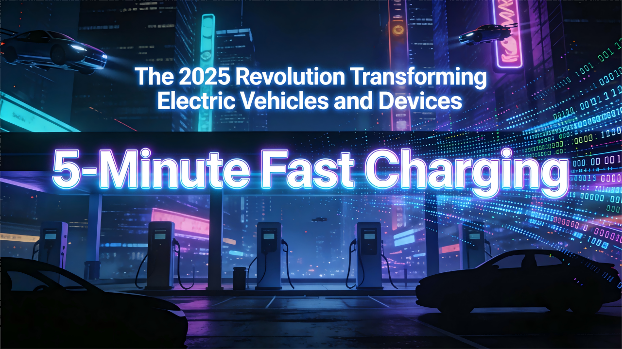 5-Minute Fast Charging: The 2025 Revolution Transforming Electric Vehicles and Devices
