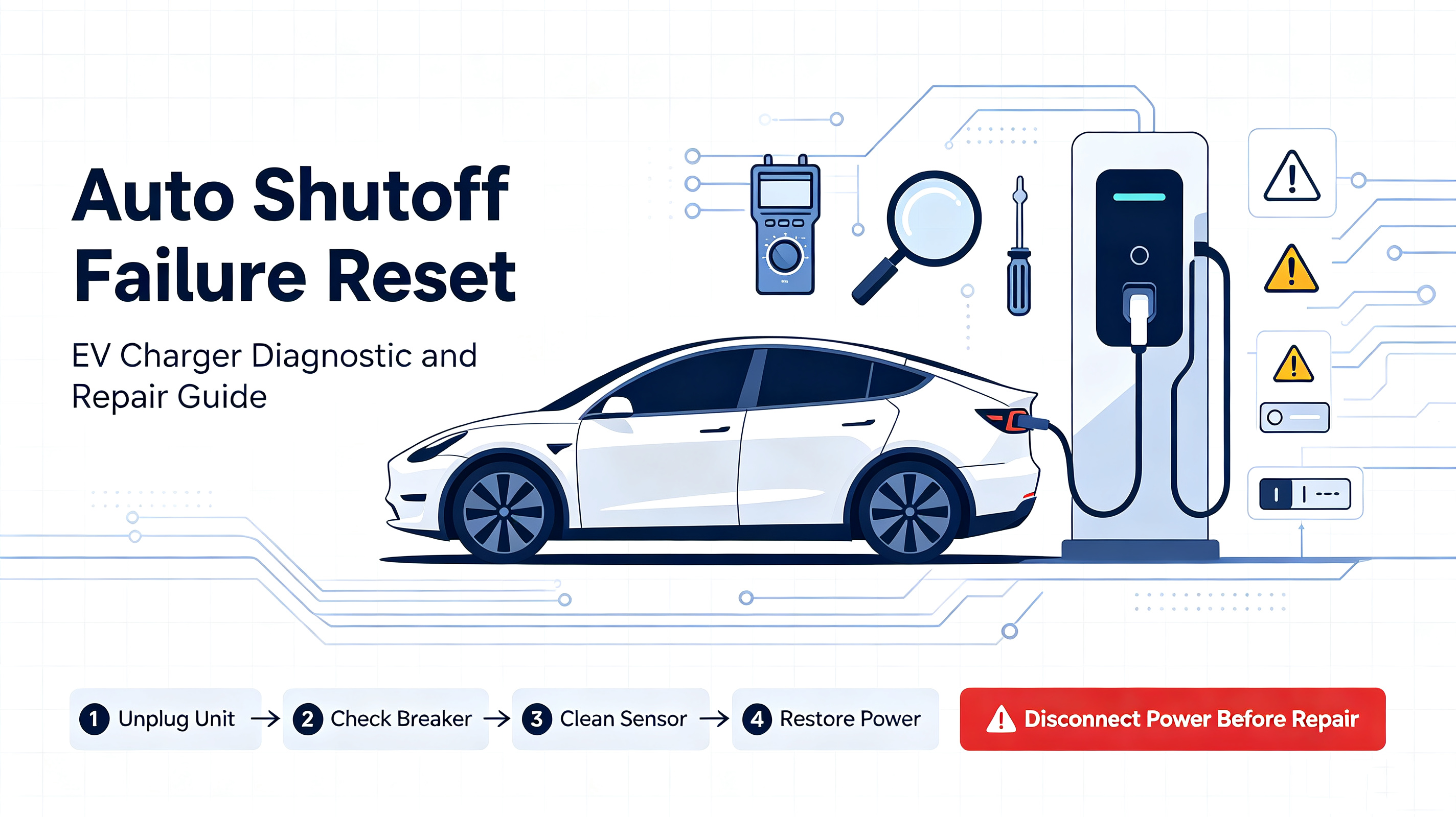 Reset EV Charger Auto Shutoff Failure: Diagnostic and Repair Guide