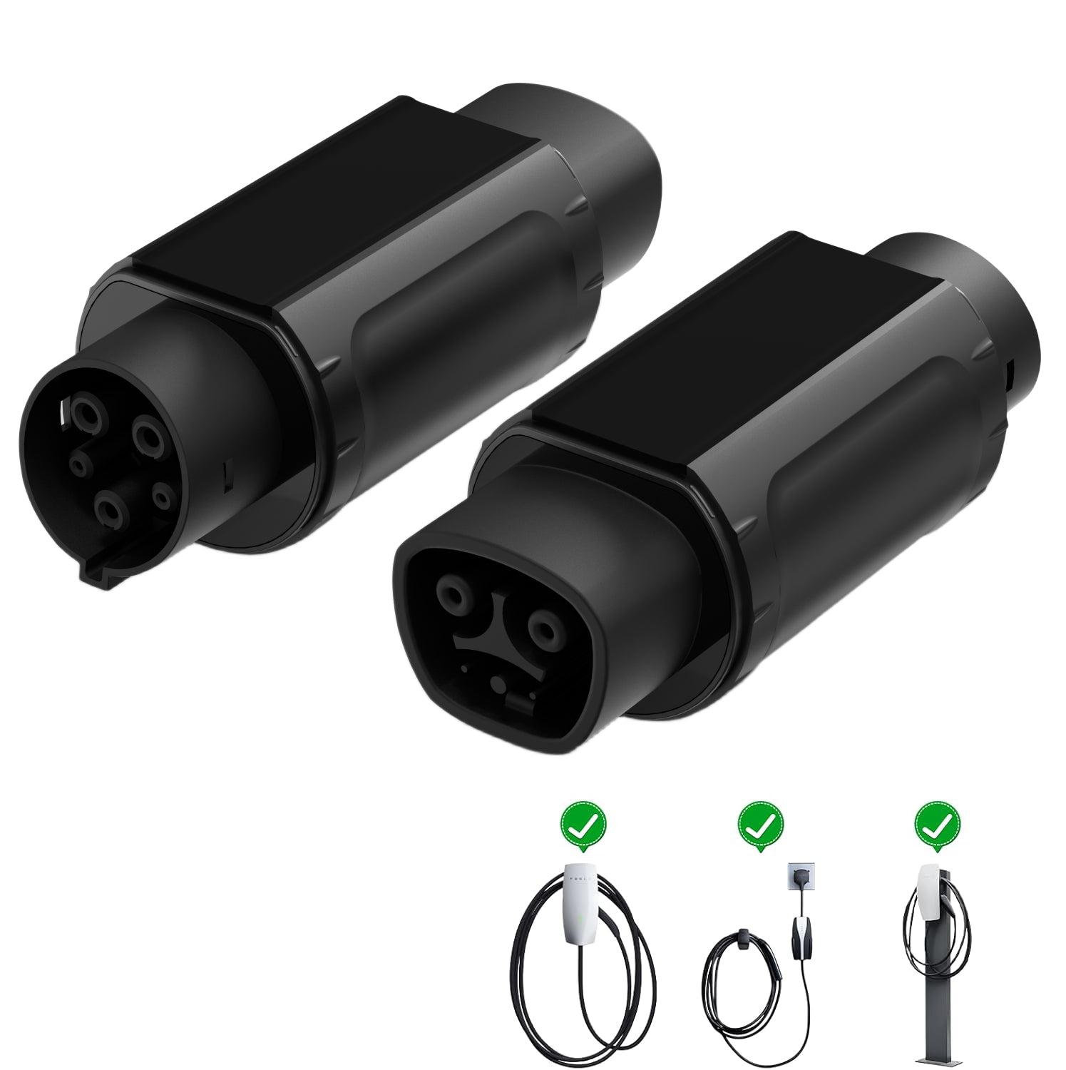 Tesla to J1772 Adapter ( 32A, 240V，7Kw) [for J1772 Electric Vehicles] Tesla Charger Adapter, NACS to J1772 Adapter Compatible with Tesla Wall Connector Destination Mobile Charger