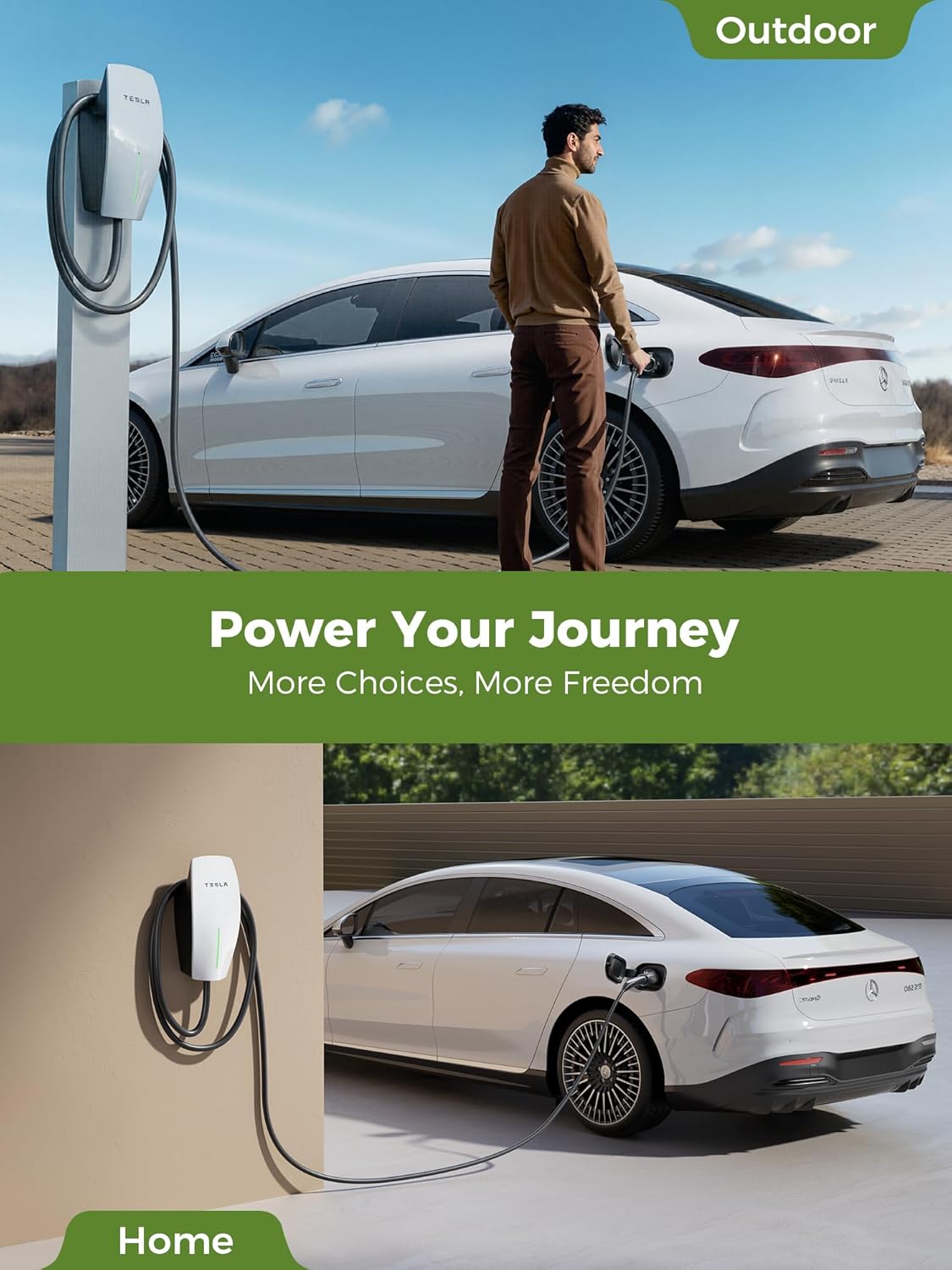 Tesla to J1772 Adapter ( 32A, 240V，7Kw) [for J1772 Electric Vehicles] Tesla Charger Adapter, NACS to J1772 Adapter Compatible with Tesla Wall Connector Destination Mobile Charger