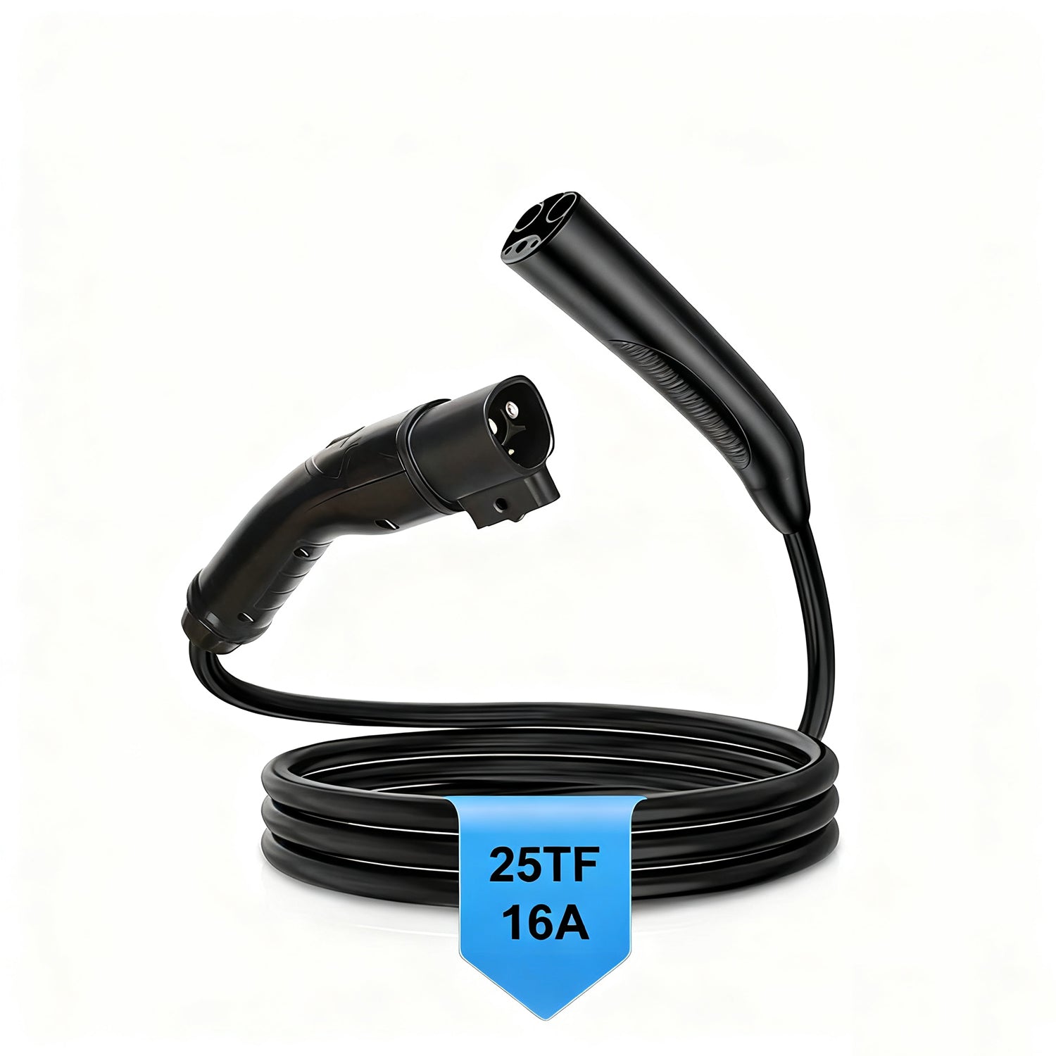 48A 25ft  EV Extension Cable for Tesla, NACS, Level 2 EV Charger Extension Cord, Heavy-Duty 240V EV Extension Cable for Fast Charging