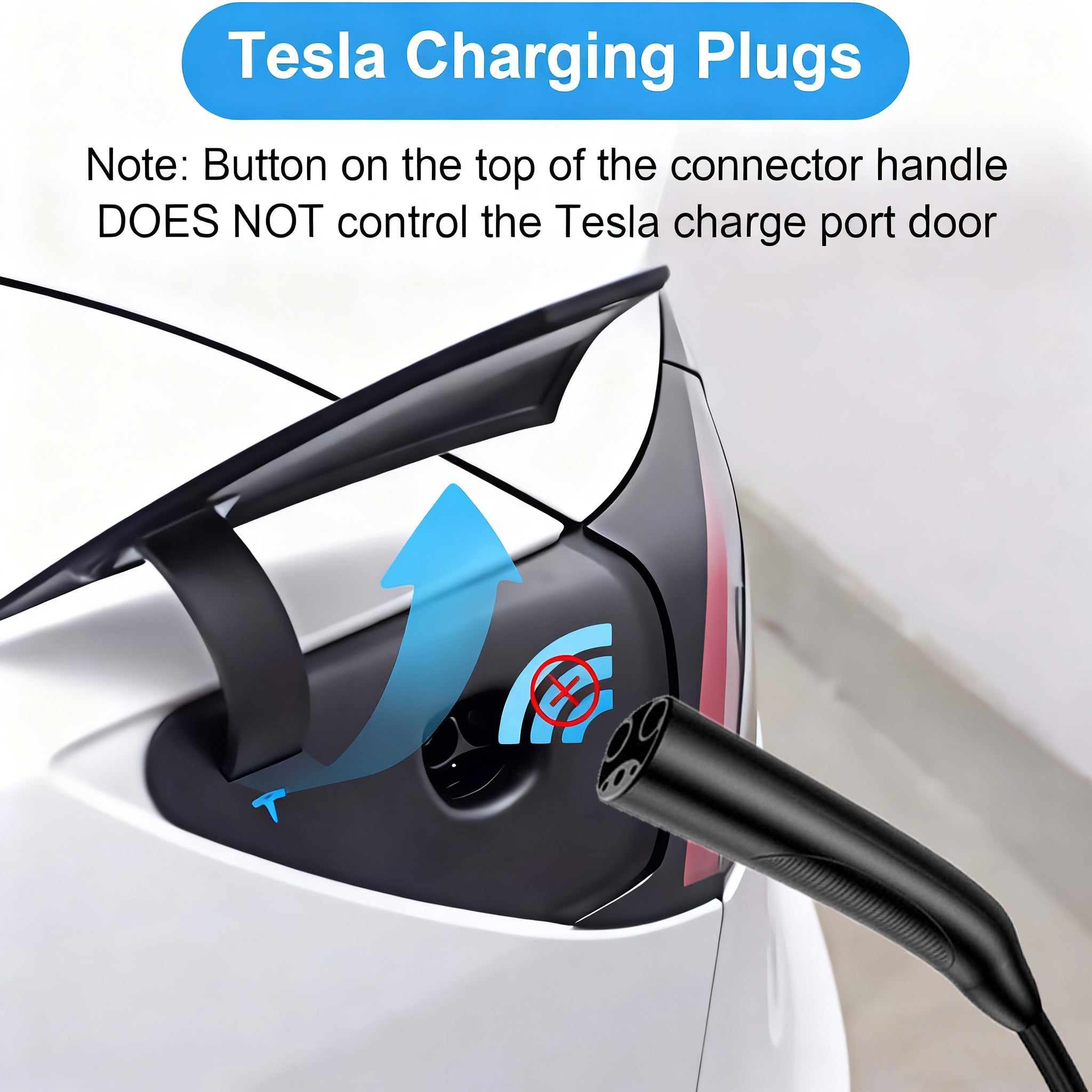 48A 25ft  EV Extension Cable for Tesla, NACS, Level 2 EV Charger Extension Cord, Heavy-Duty 240V EV Extension Cable for Fast Charging